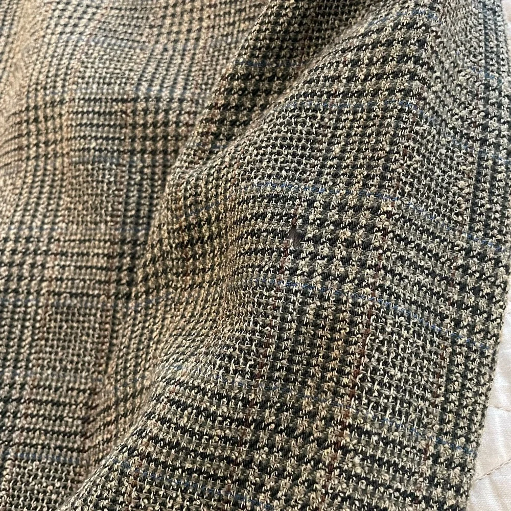 HUGO BOSS Made In‎ USA Vintage Finely Textured Tweed Check APOLLON Jacket 42 R
